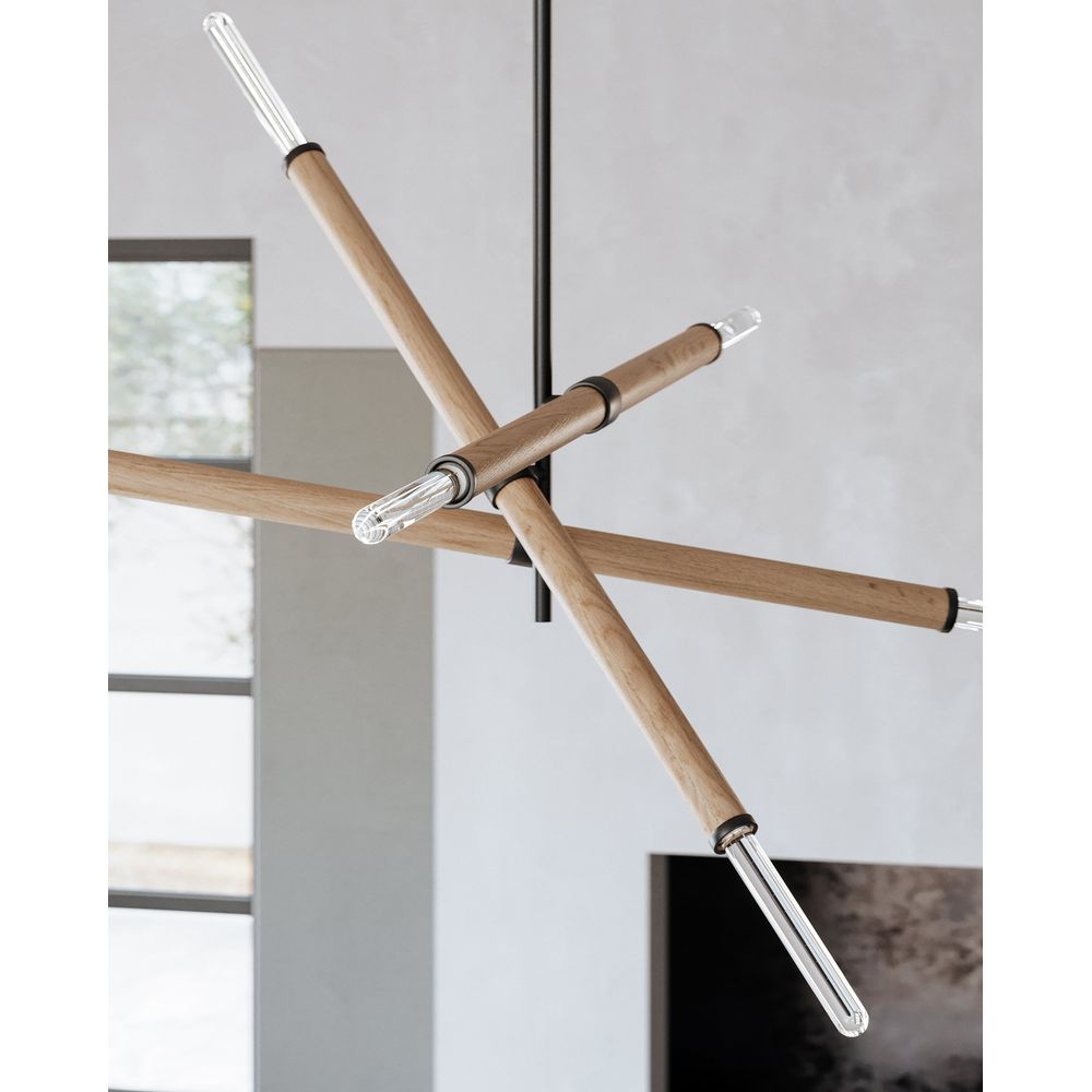 Cruiz Chandelier - Soft Black