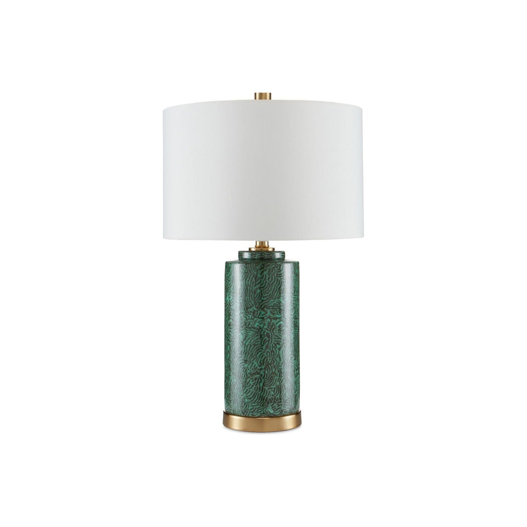 St. Isaac Green Table Lamp