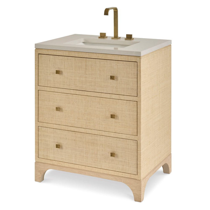 Vanities Raffia Chic Sink Chest