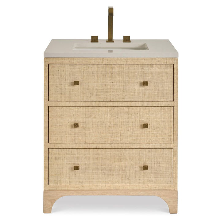 Vanities Raffia Chic Sink Chest