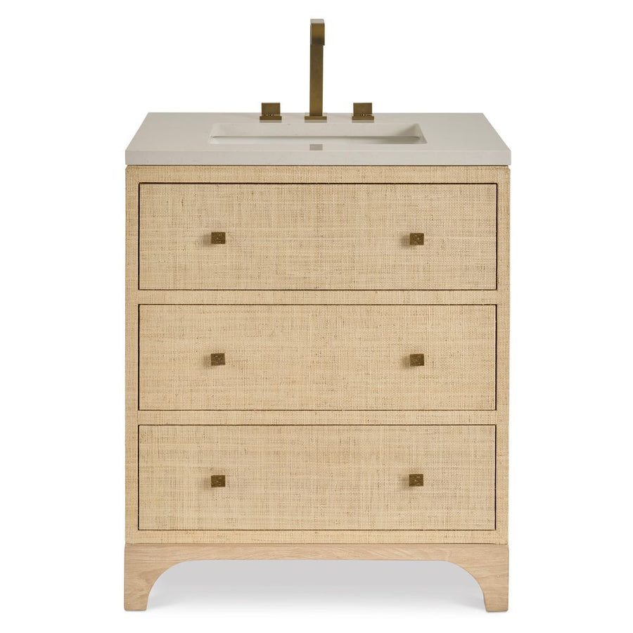 Vanities Raffia Chic Sink Chest