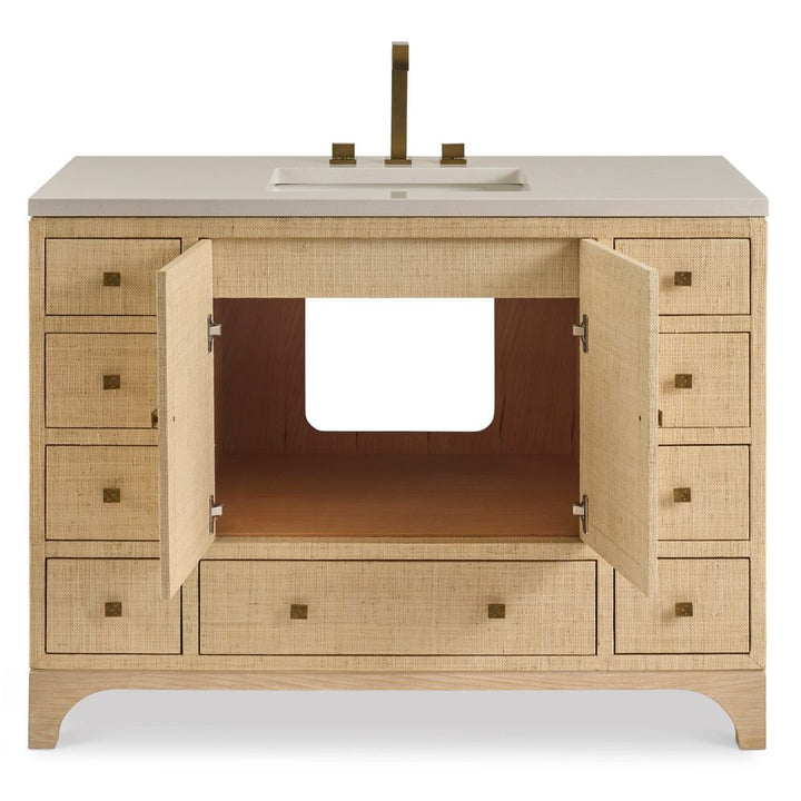Raffia Chic Sink Chest