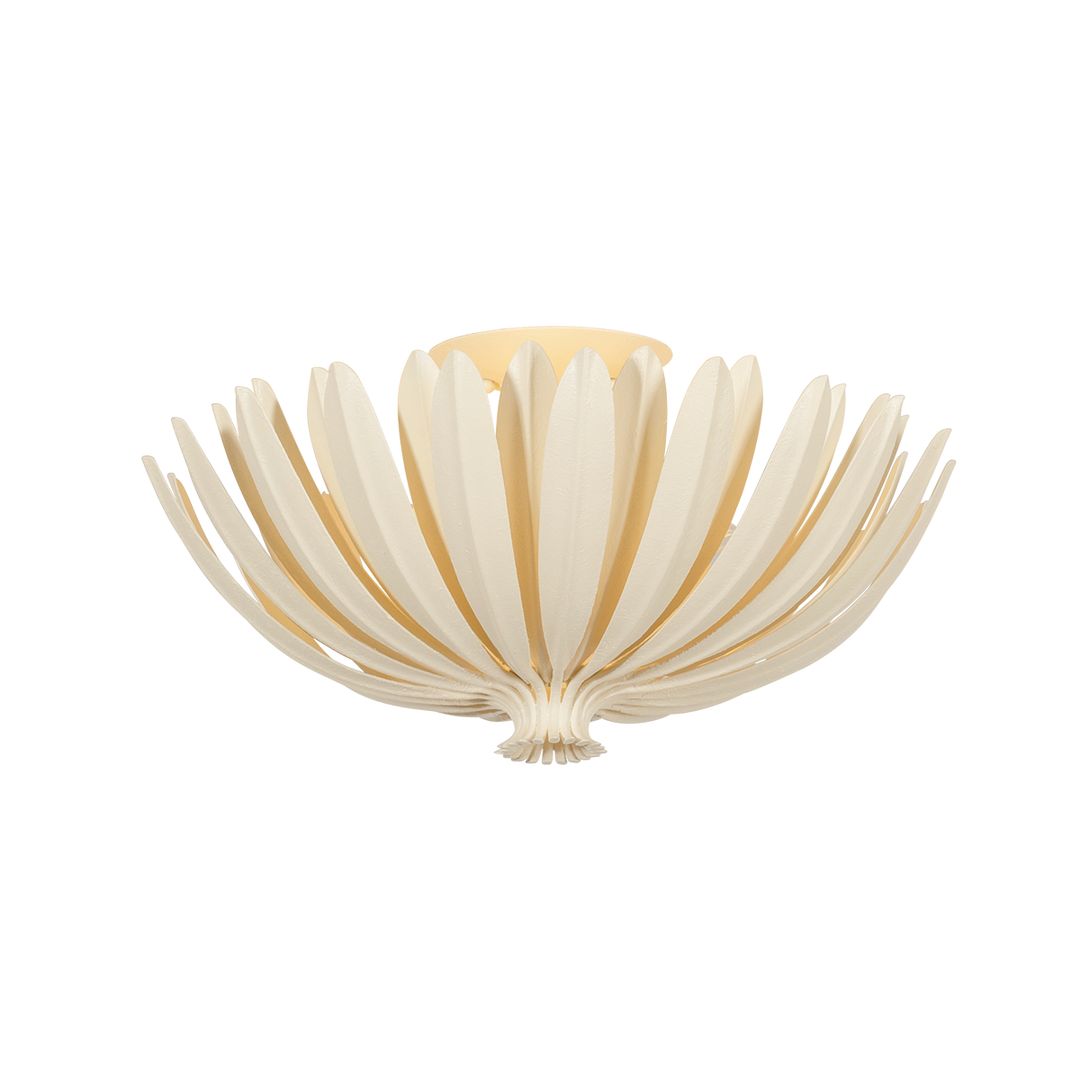 Whitfield Semi Flush - Cream Plaster