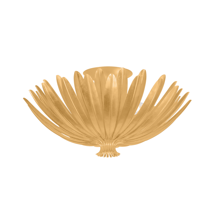 Whitfield Semi Flush - Vintage Gold Leaf