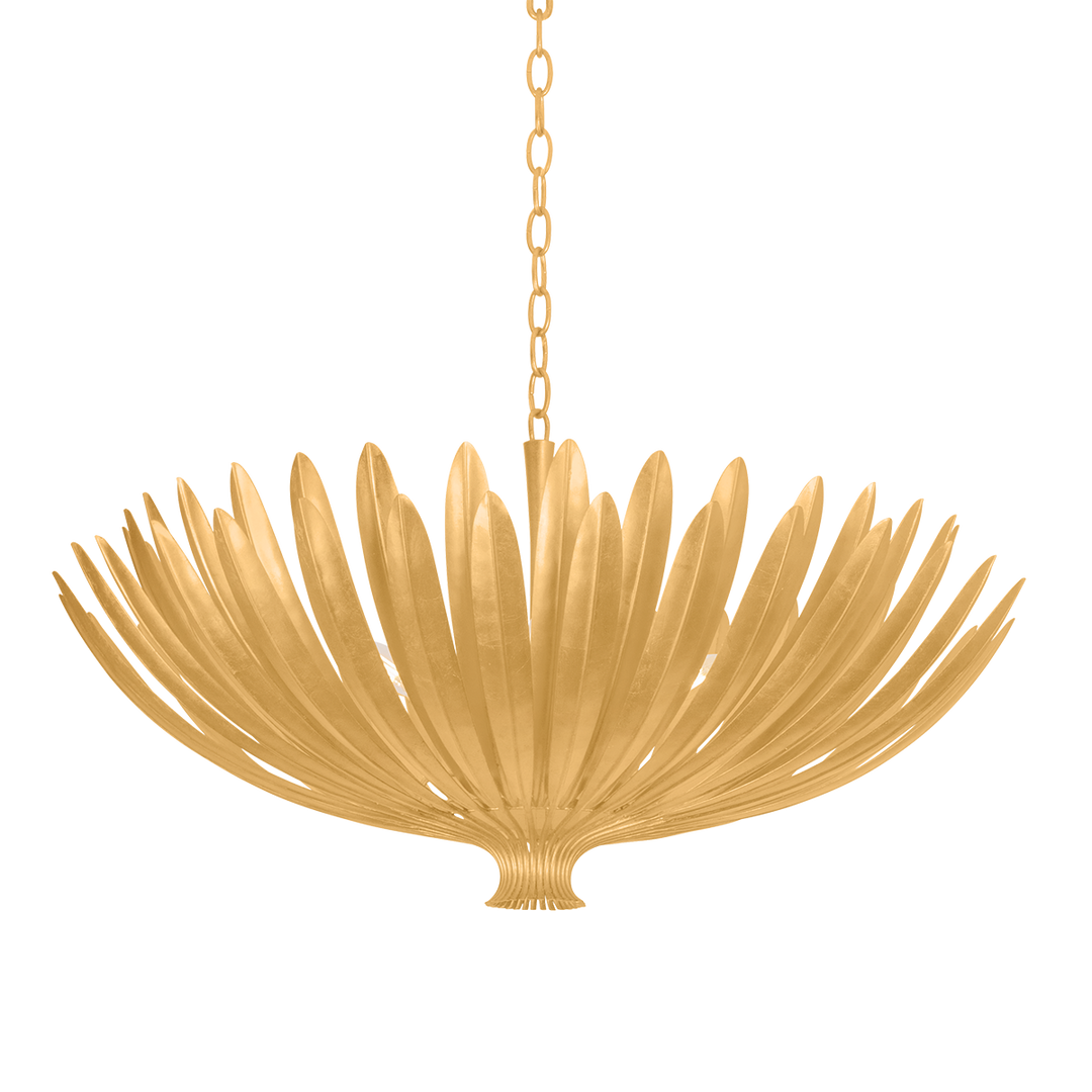 Whitfield Chandelier - Vintage Gold Leaf