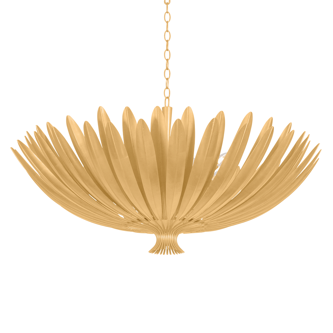 Whitfield Chandelier - Vintage Gold Leaf