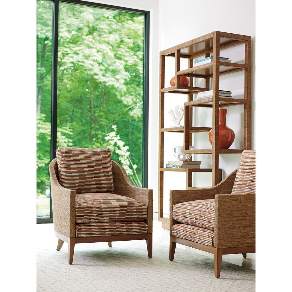 Bookcases & Etageres Bryce Raffia Etagere - Sonoran