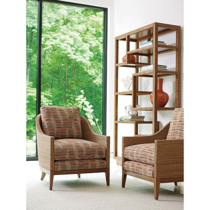 Bookcases & Etageres Bryce Raffia Etagere - Sonoran