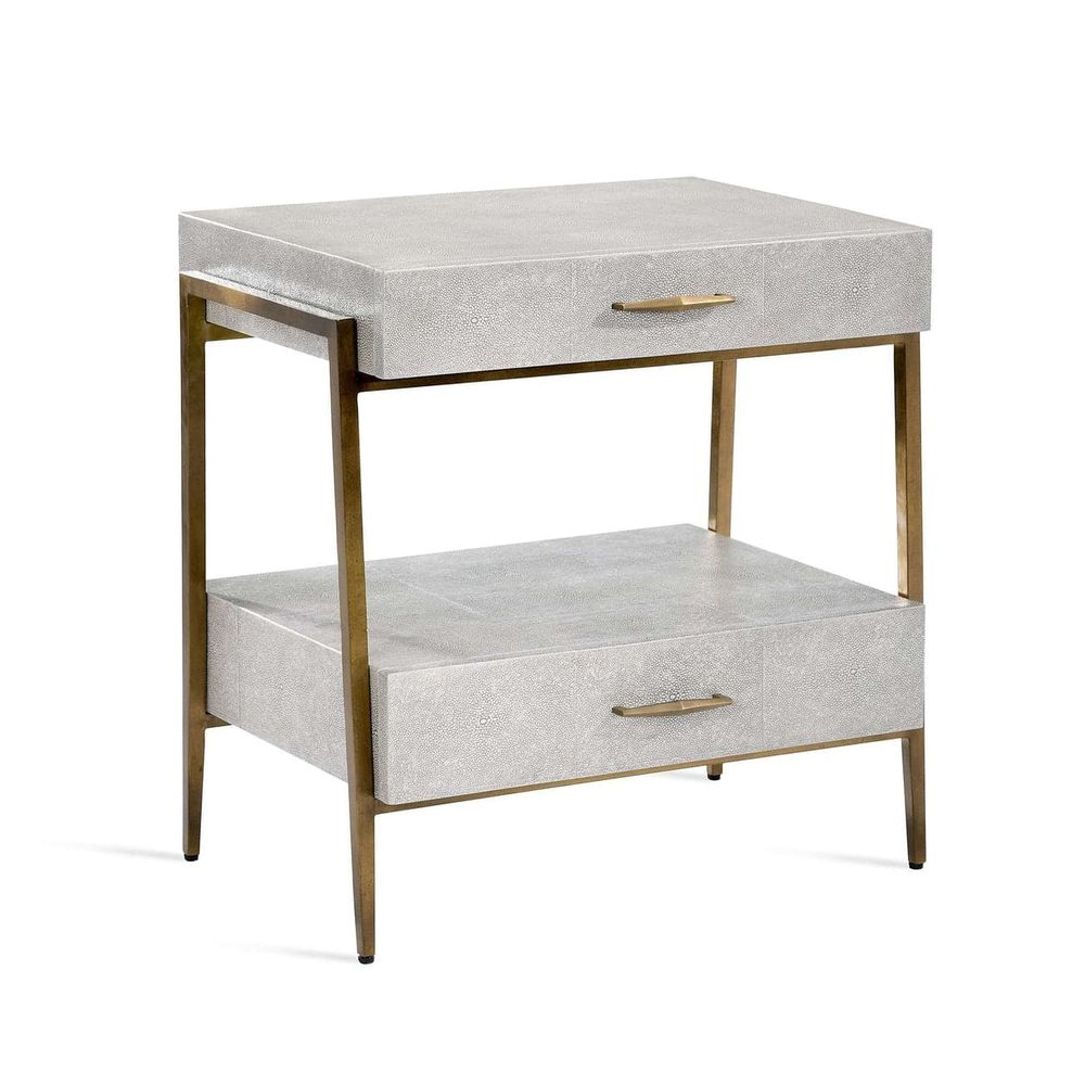 Nightstands Leander Bedside Chest - Grey