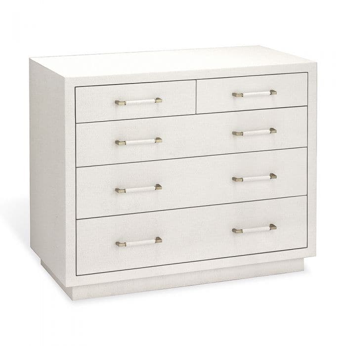 Dressers & Chests Cassius 5 Drawer Chest - White
