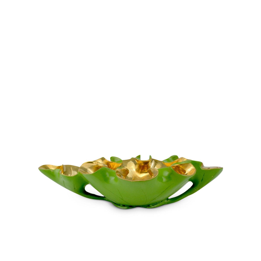 Wrapped Lotus Leaf Green Bowl