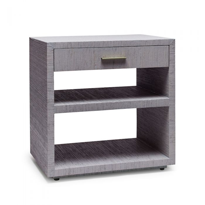 Livia Bedside Chest-Interlude-INTER-188100-NightstandsLight Grey-12-France and Son