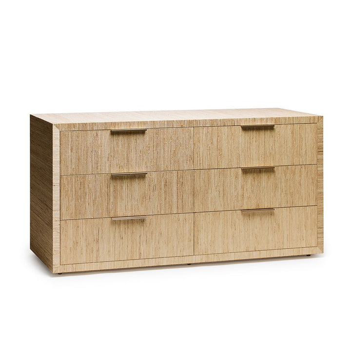 Montaigne 6 Drawer Chest-Interlude-INTER-188252-DressersNatural-6-France and Son