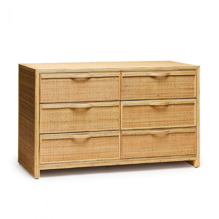 Melbourne 6 Drawer Chest-Interlude-INTER-188270-DressersNatural-6-France and Son