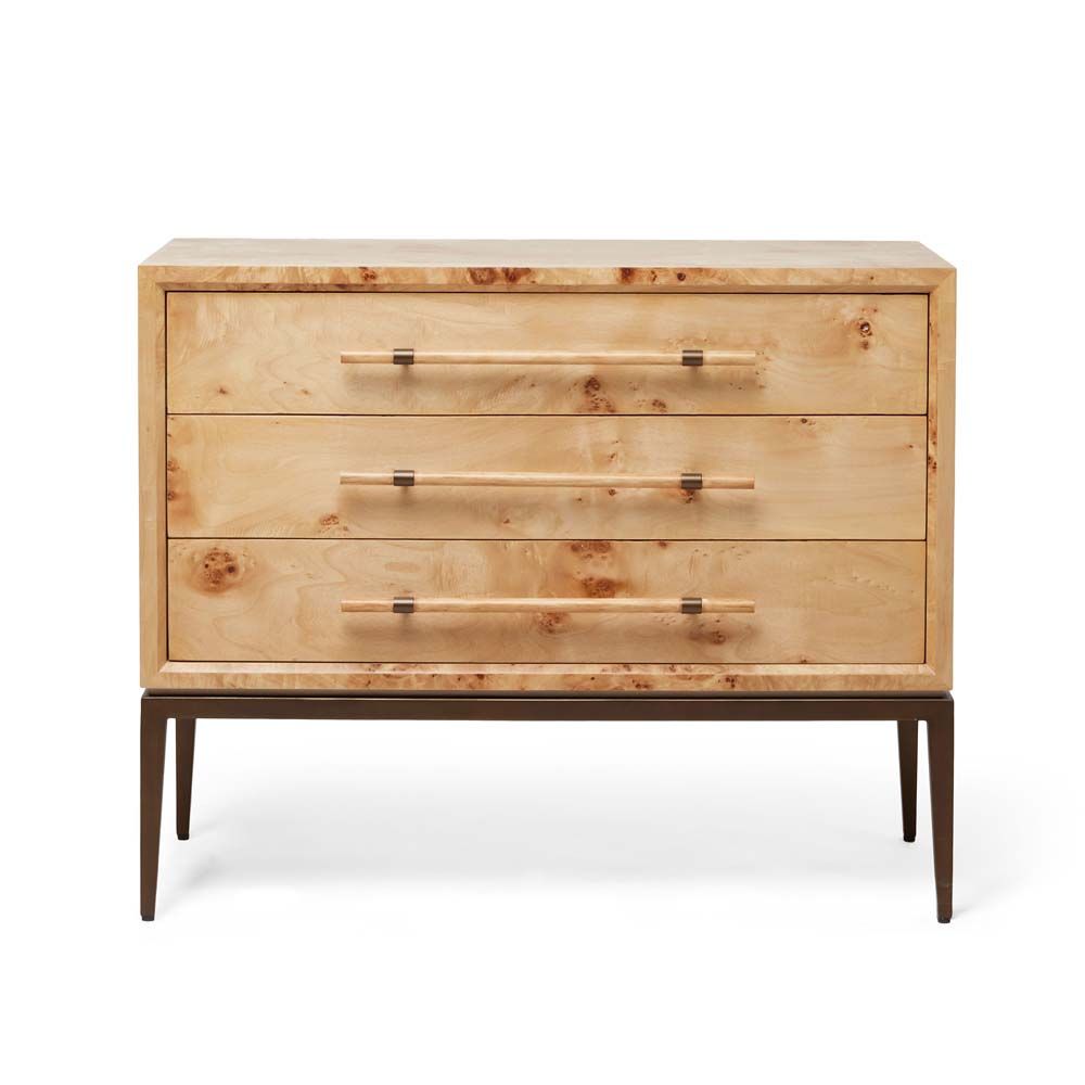 Dressers & Chests Burton 3 Drawer Bedside