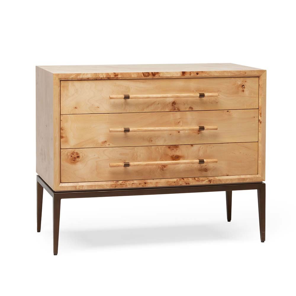 Dressers & Chests Burton 3 Drawer Bedside