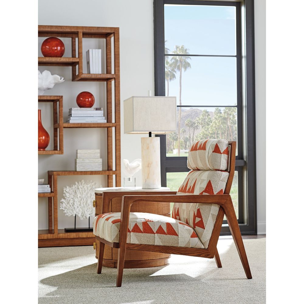 Banning Raffia Round Lamp Table - Sonoran