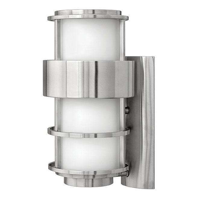 Outdoor Saturn Wall Sconce-Hinkley Lighting-HINKLEY-1904SS-LED-Outdoor Wall SconcesLED-Stainless Steel-2-France and Son