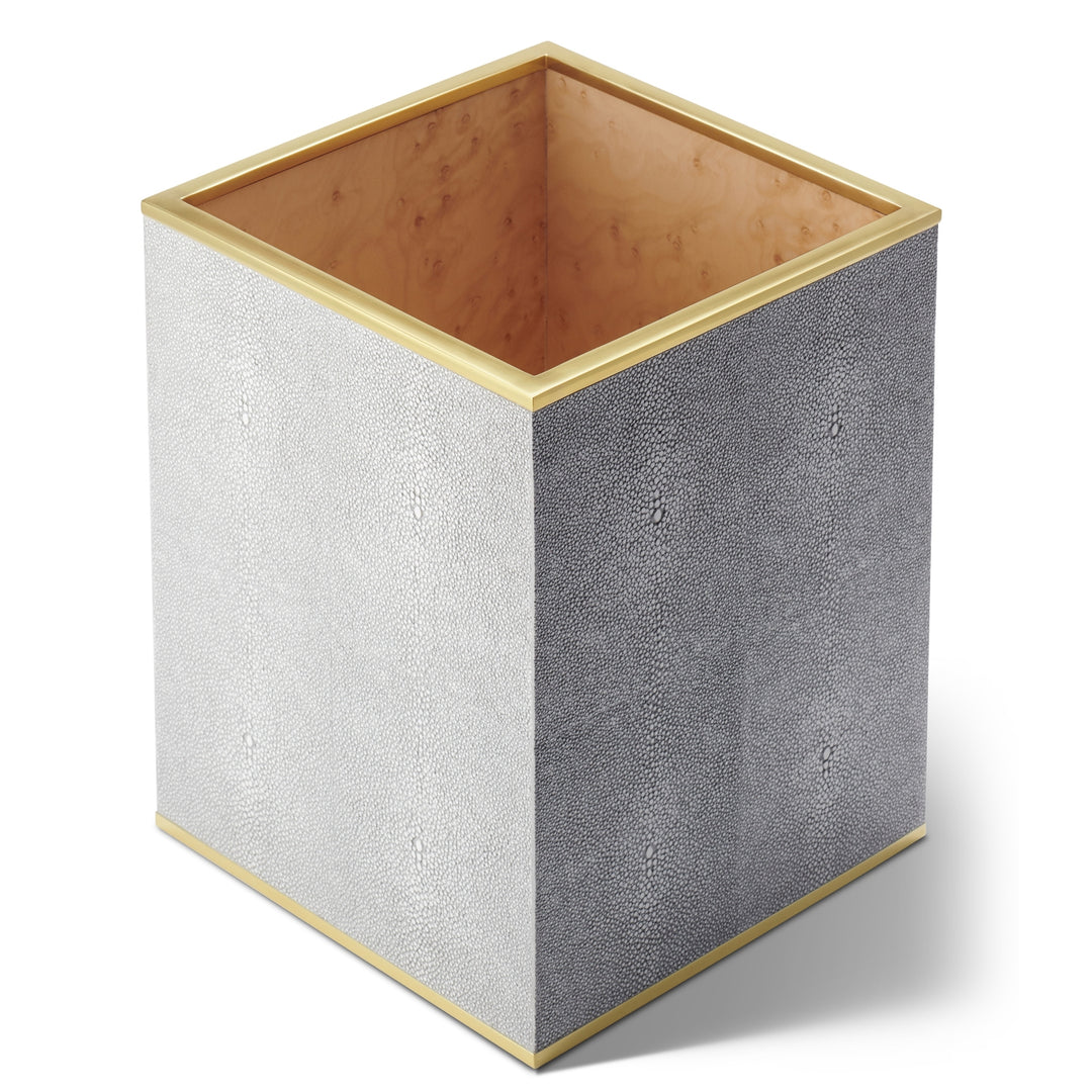 Classic Shagreen Wastebasket - image 9
