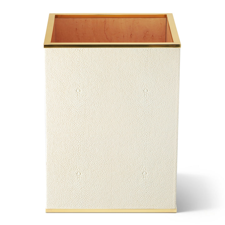 Classic Shagreen Wastebasket - image 6