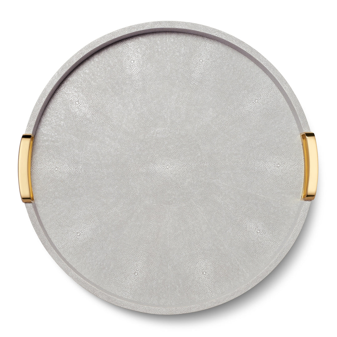 Carina Shagreen Small Round Tray - image 8