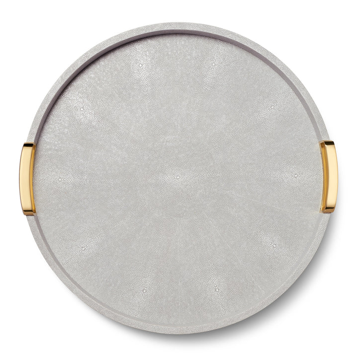 Carina Shagreen Small Round Tray - image 8