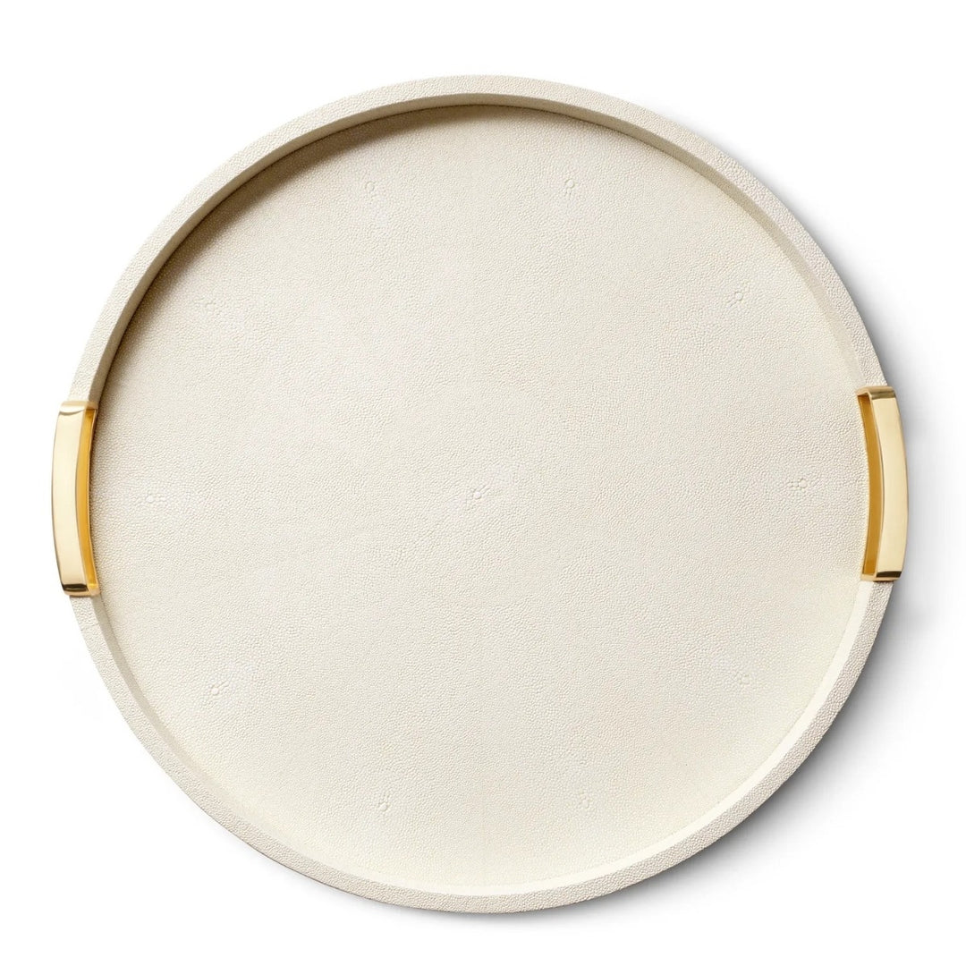 Carina Shagreen Small Round Tray - image 3