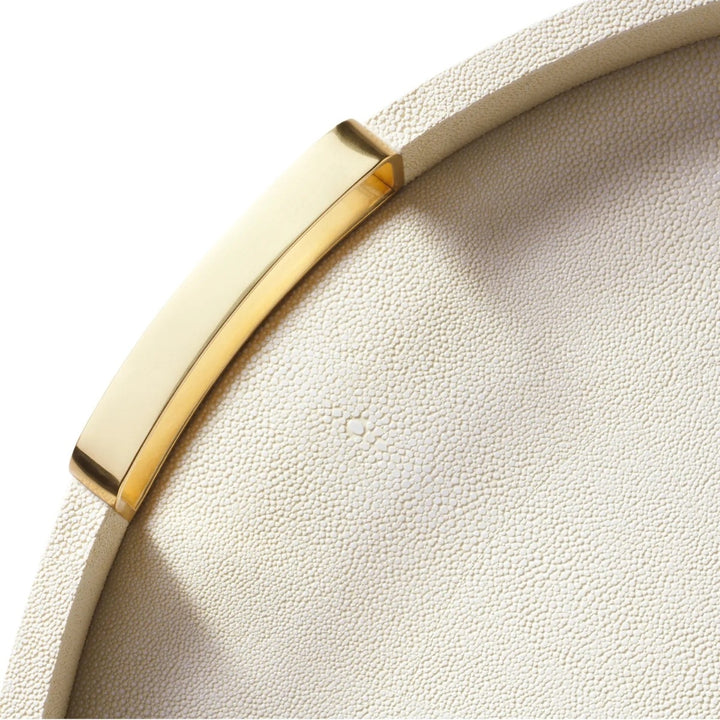 Carina Shagreen Small Round Tray - image 4