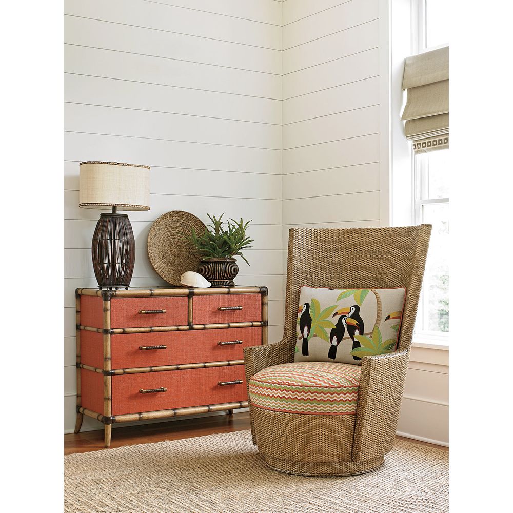 Nightstands Red Coral Chest - Red Coral