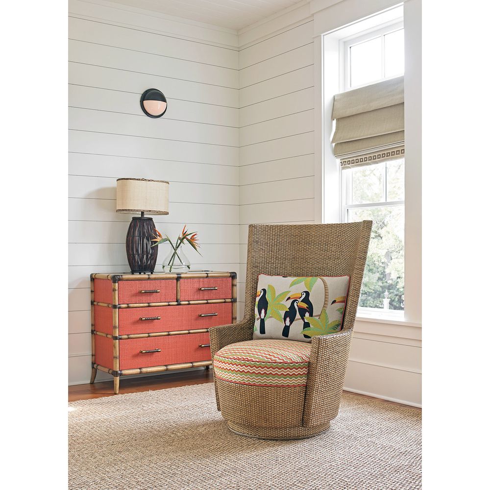Nightstands Red Coral Chest - Red Coral