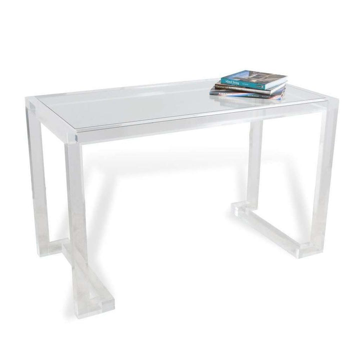 Desks Theodore Acrylic Desk - Silver