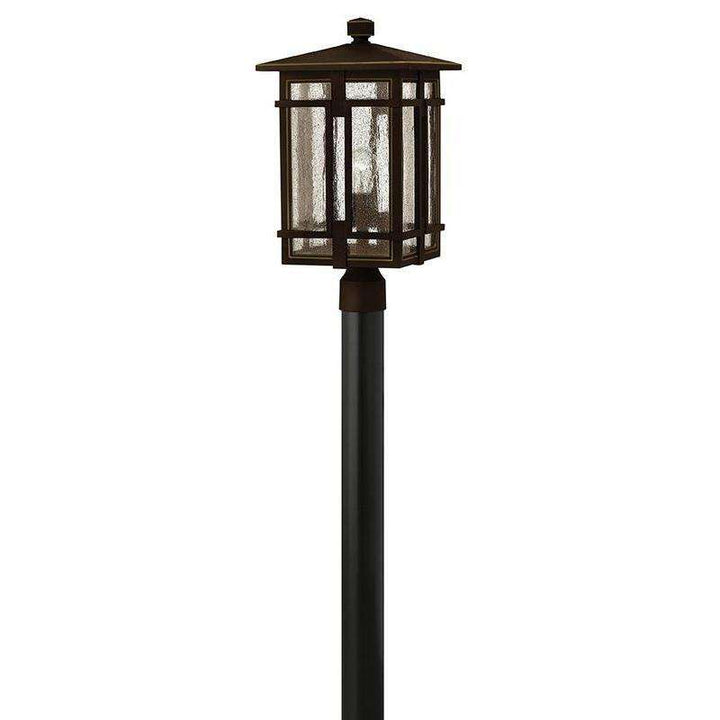 Outdoor Tucker Post Lantern-Hinkley Lighting-HINKLEY-1961OZ-Outdoor Post LanternsOil Rubbed Bronze-2-France and Son
