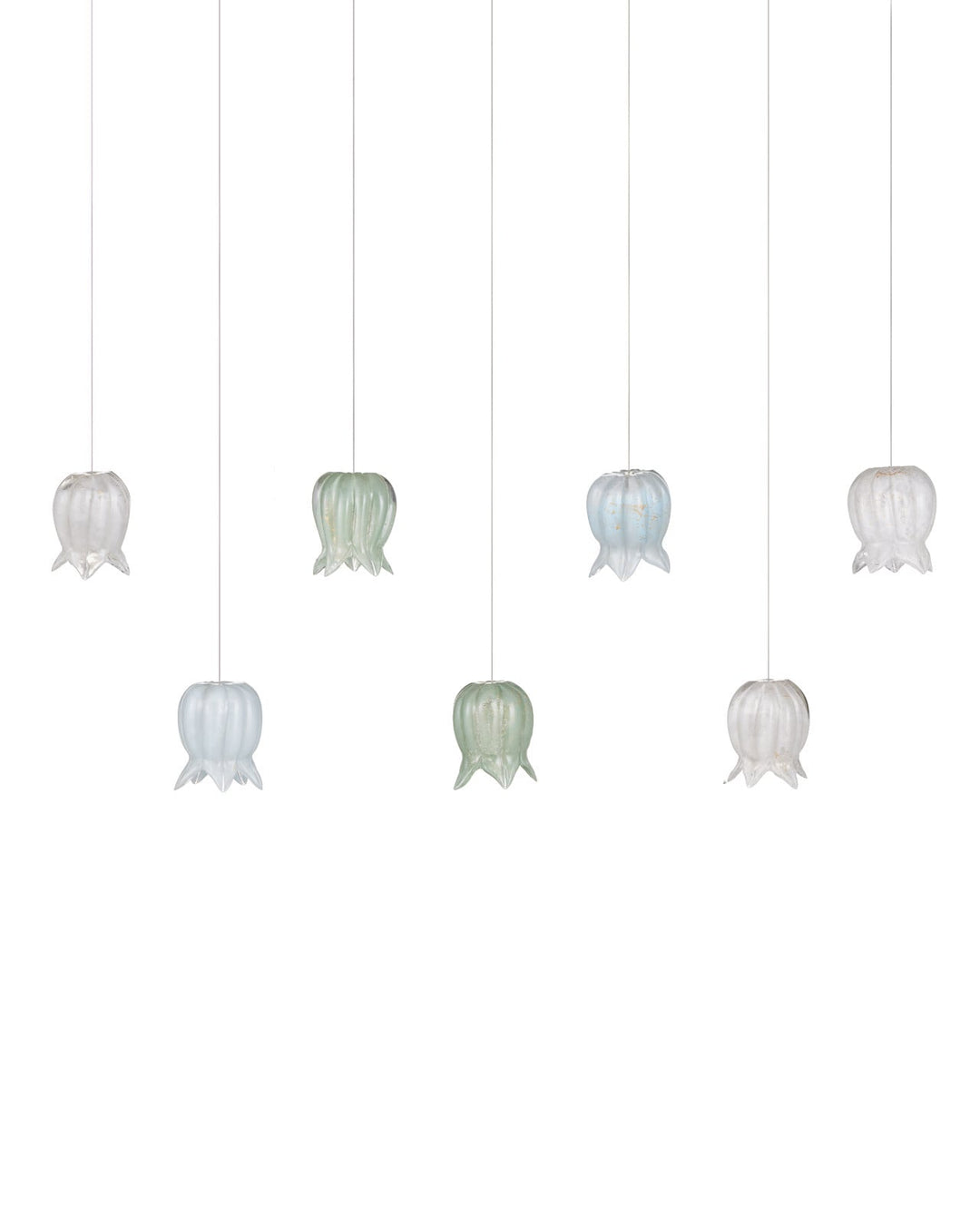 Pendants:Multi Polpo Misto 7-Light Linear Multi-Drop Pendant
