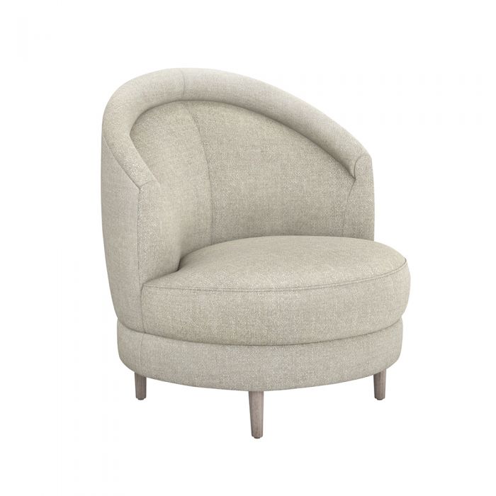 Capri Grand Swivel Chair-Interlude-INTER-198001-18-Lounge ChairsWheat-20-France and Son
