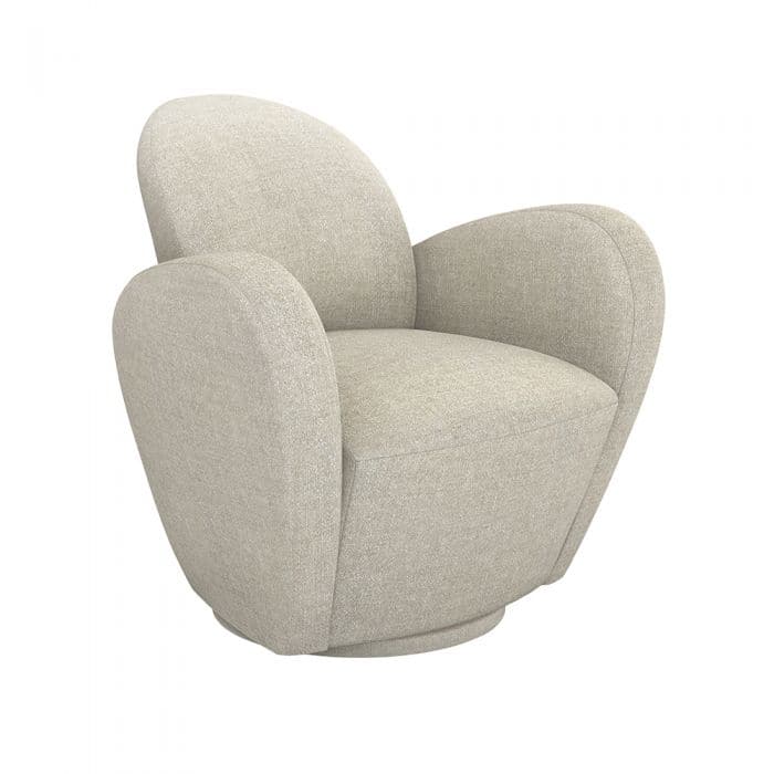 Miami Swivel Chair-Interlude-INTER-198006-18-Lounge ChairsWheat-20-France and Son