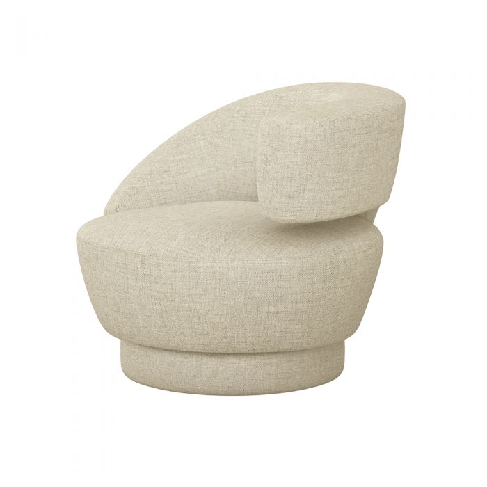 Arabella Swivel Chair-Interlude-INTER-198018-17-Lounge ChairsBluff-Right-39-France and Son