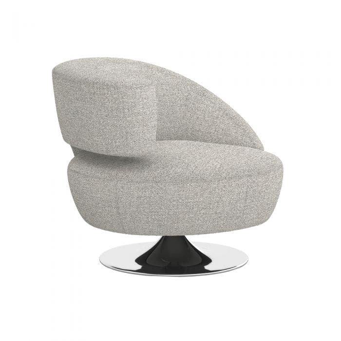 Isabella Swivel Chair-Interlude-INTER-198021-16-Lounge ChairsRock-Left-17-France and Son