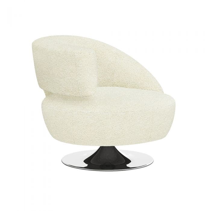 Isabella Swivel Chair-Interlude-INTER-198021-19-Lounge ChairsDown-Left-23-France and Son
