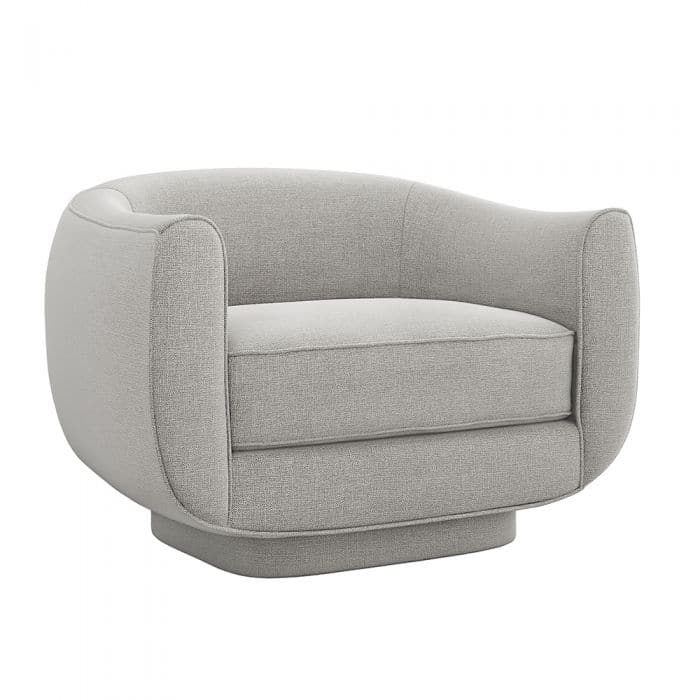 Spectrum Swivel Chair-Interlude-INTER-198043-6-Lounge ChairsGrey-20-France and Son
