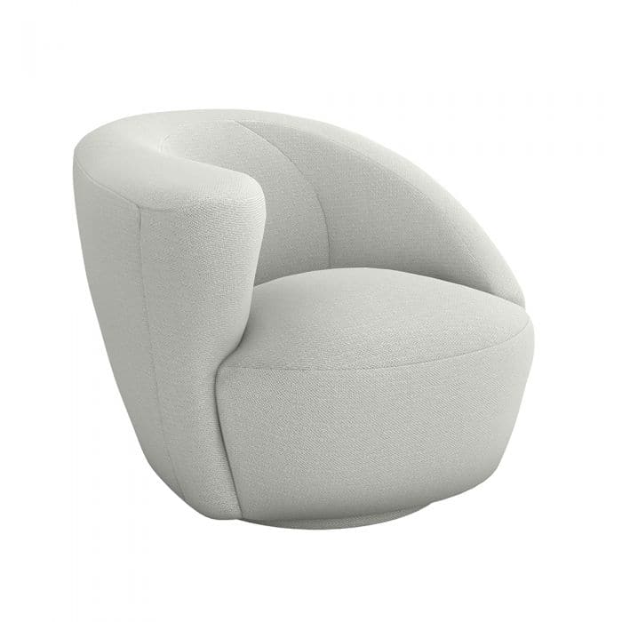 Carlisle Swivel Chair-Interlude-INTER-198058-12-Lounge ChairsFresco-Left-30-France and Son