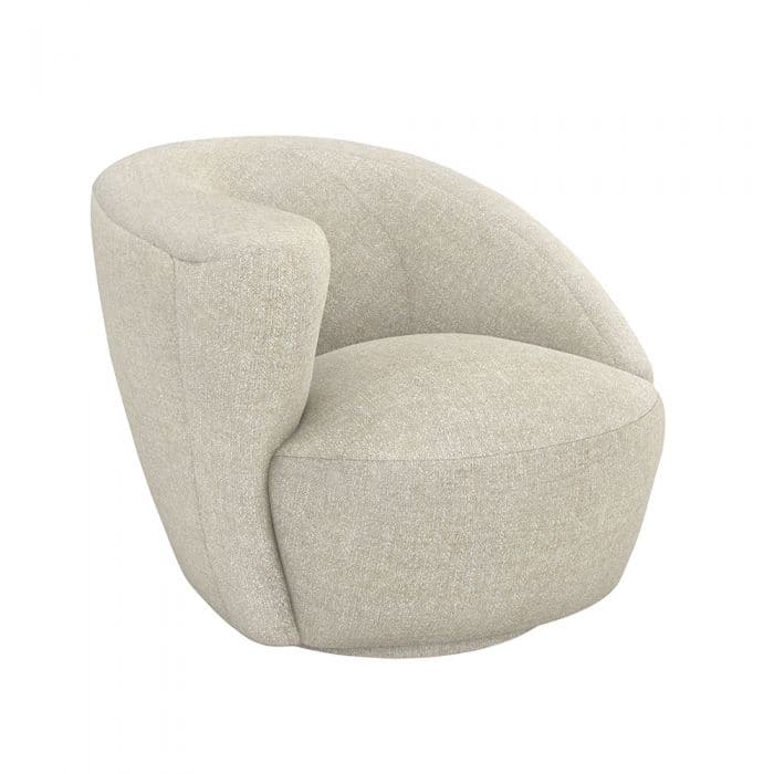 Carlisle Swivel Chair-Interlude-INTER-198058-18-Lounge ChairsWheat-Left-22-France and Son
