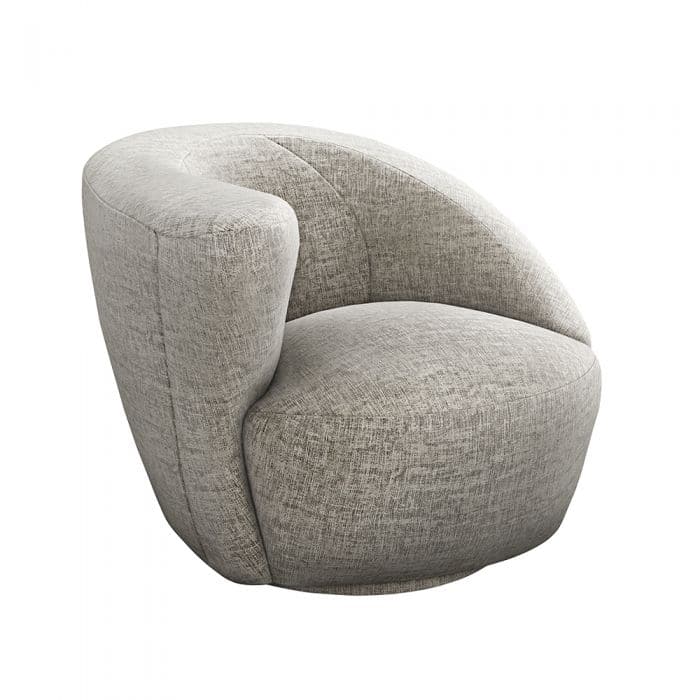 Carlisle Swivel Chair-Interlude-INTER-198058-4-Lounge ChairsFeather-Left-37-France and Son