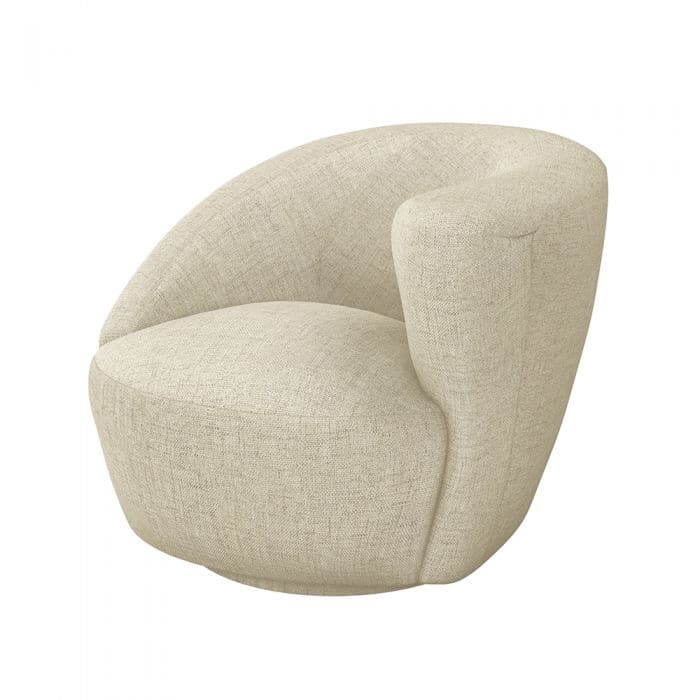 Carlisle Swivel Chair-Interlude-INTER-198059-17-Lounge ChairsBluff-Right-26-France and Son