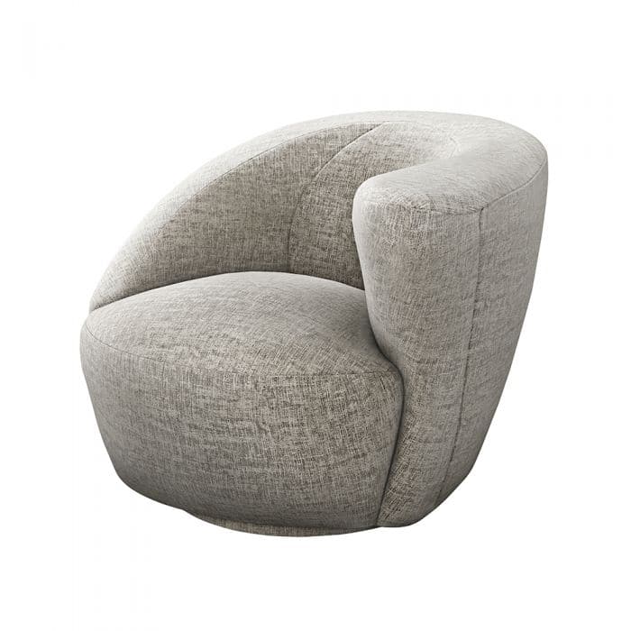 Carlisle Swivel Chair-Interlude-INTER-198059-4-Lounge ChairsFeather-Right-38-France and Son