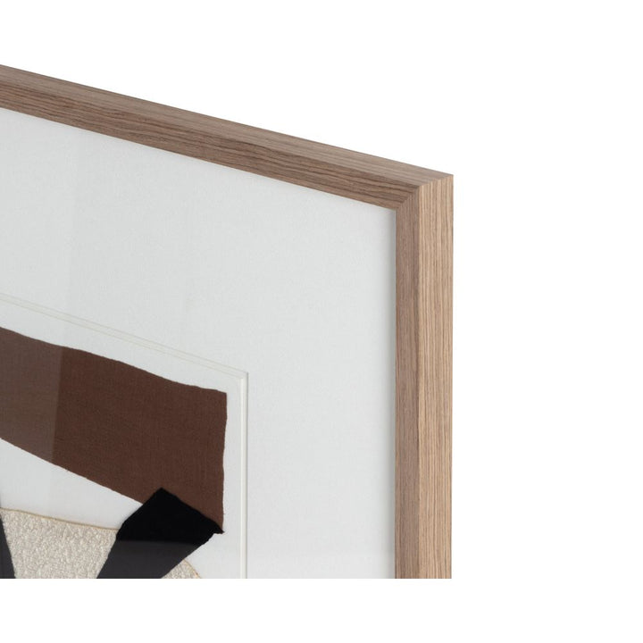 Wall Art Family Dynamics Ⅱ - 40" X 40" - Dark Brown Frame
