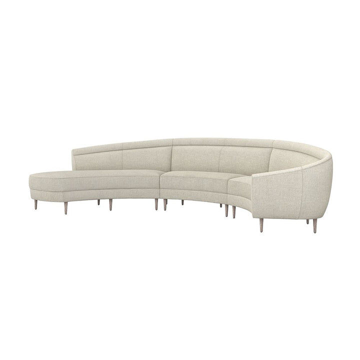 Capri Chaise 3 Piece Sectional-Interlude-INTER-199013-18-SectionalsLeft-Wheat-43-France and Son