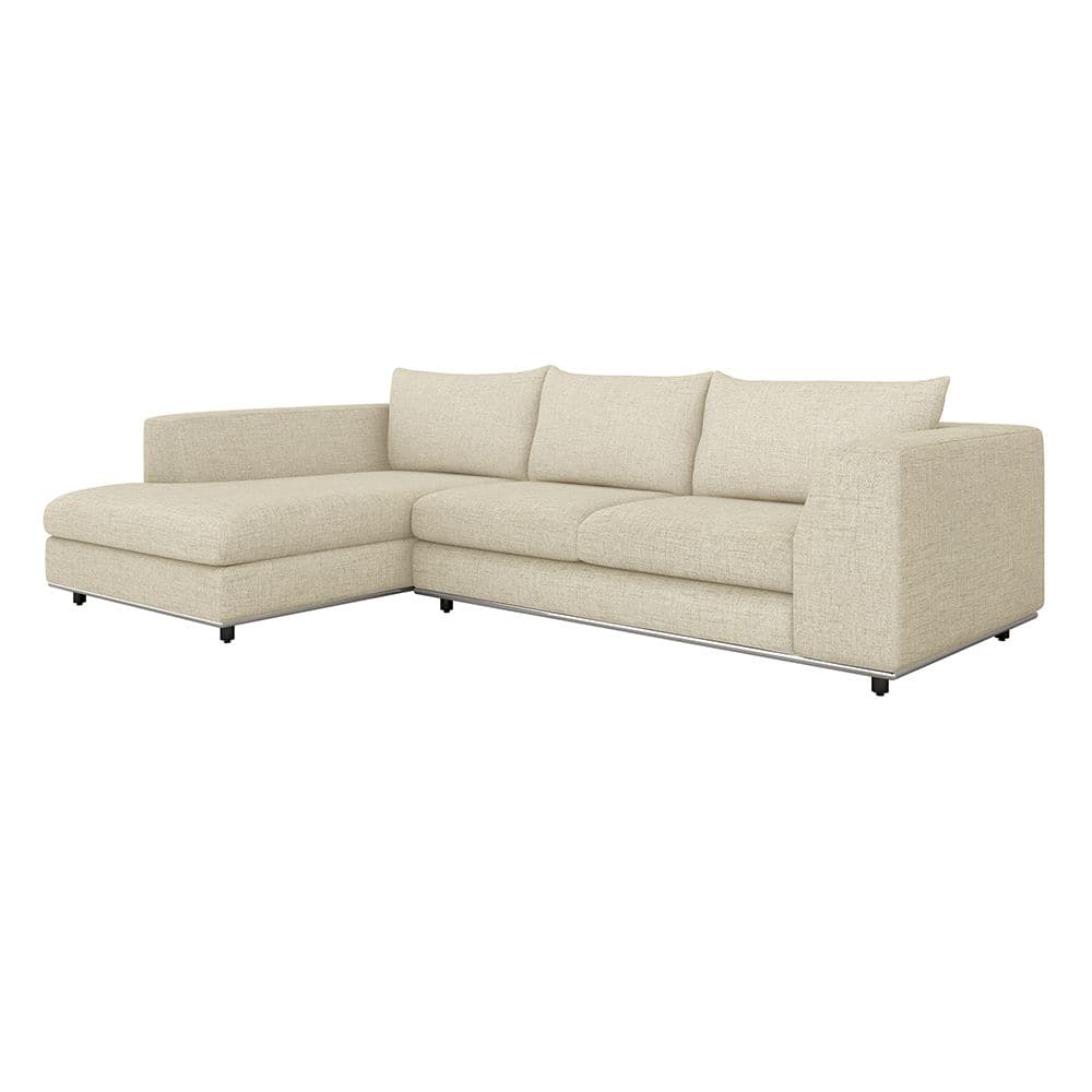 Comodo Chaise 2 Piece Sectional-Interlude-INTER-199018-17-SectionalsBluff-Left-34-France and Son