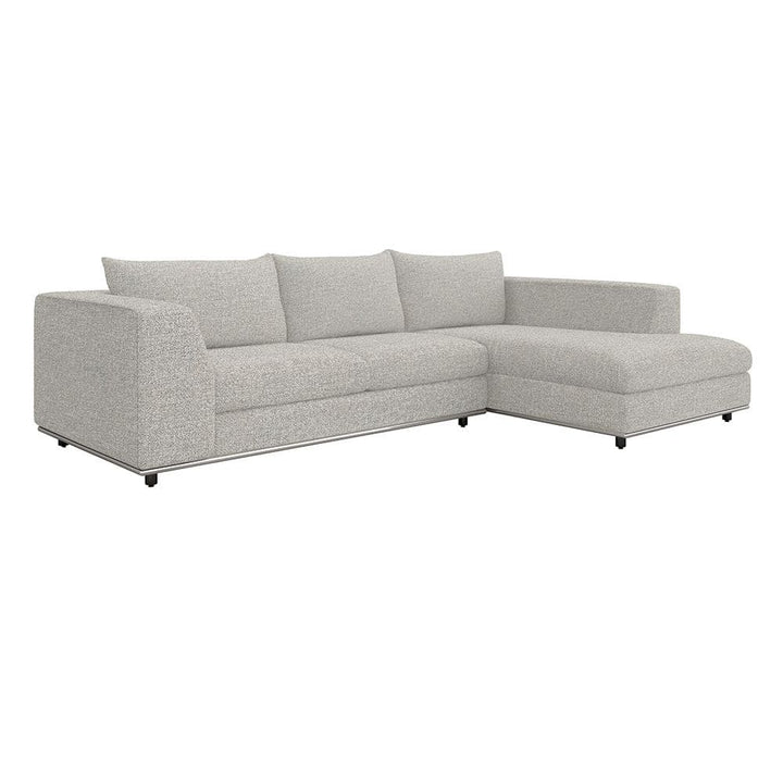 Comodo Chaise 2 Piece Sectional-Interlude-INTER-199019-16-SectionalsRock-Right-36-France and Son