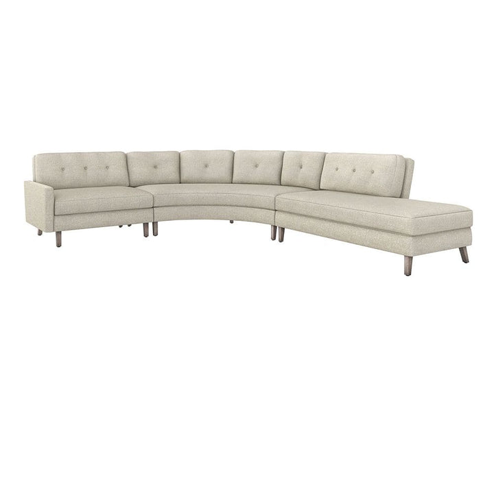 Aventura Chaise Sectional-Interlude-INTER-199021-18-SectionalsRight-Wheat-22-France and Son