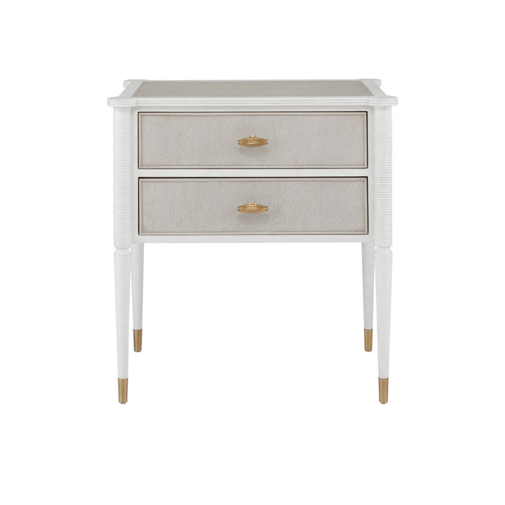 Aster White Nightstand